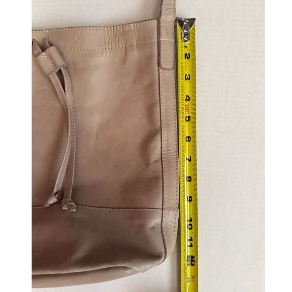 Fashionable Local + Global Leather Beige Tote Bag - Picture 10 of 11